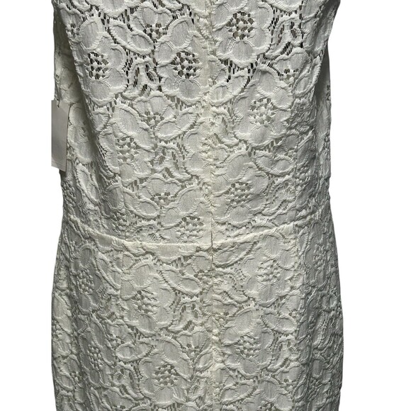 Cynthia Steffe White Kennedy Lace Sheath Dress size 12 NWT - Picture 2 of 8